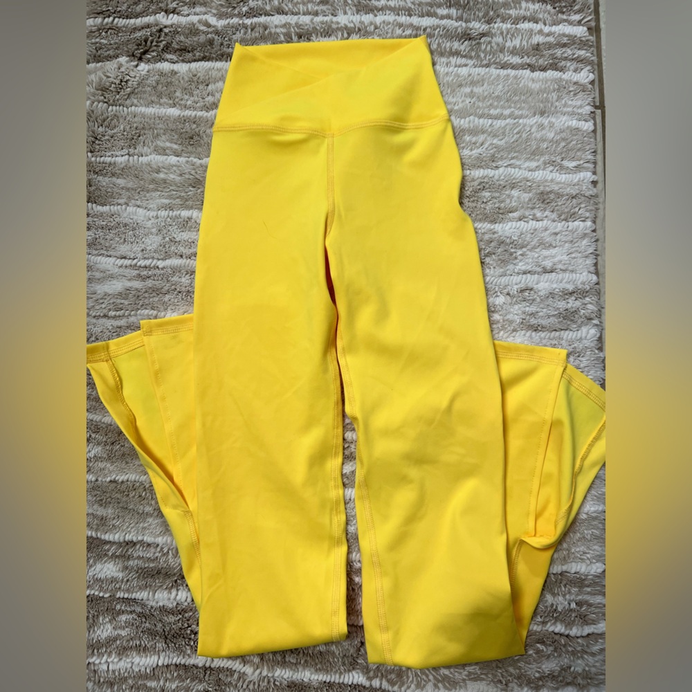 TIGER FRIDAY NWOT CXL May Split Flare Leggings in Lemon